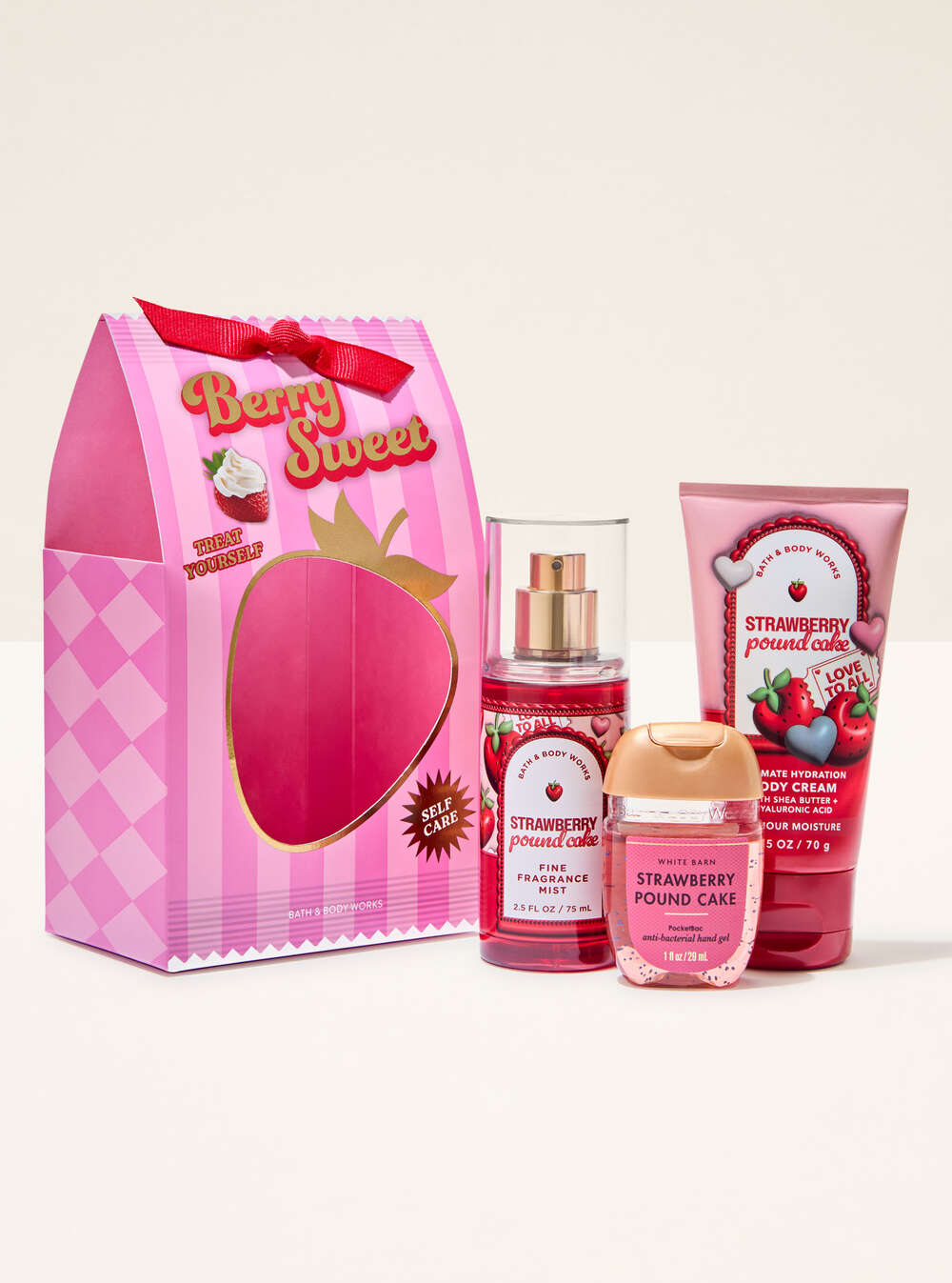 Strawberry Pound Cake Gift Set