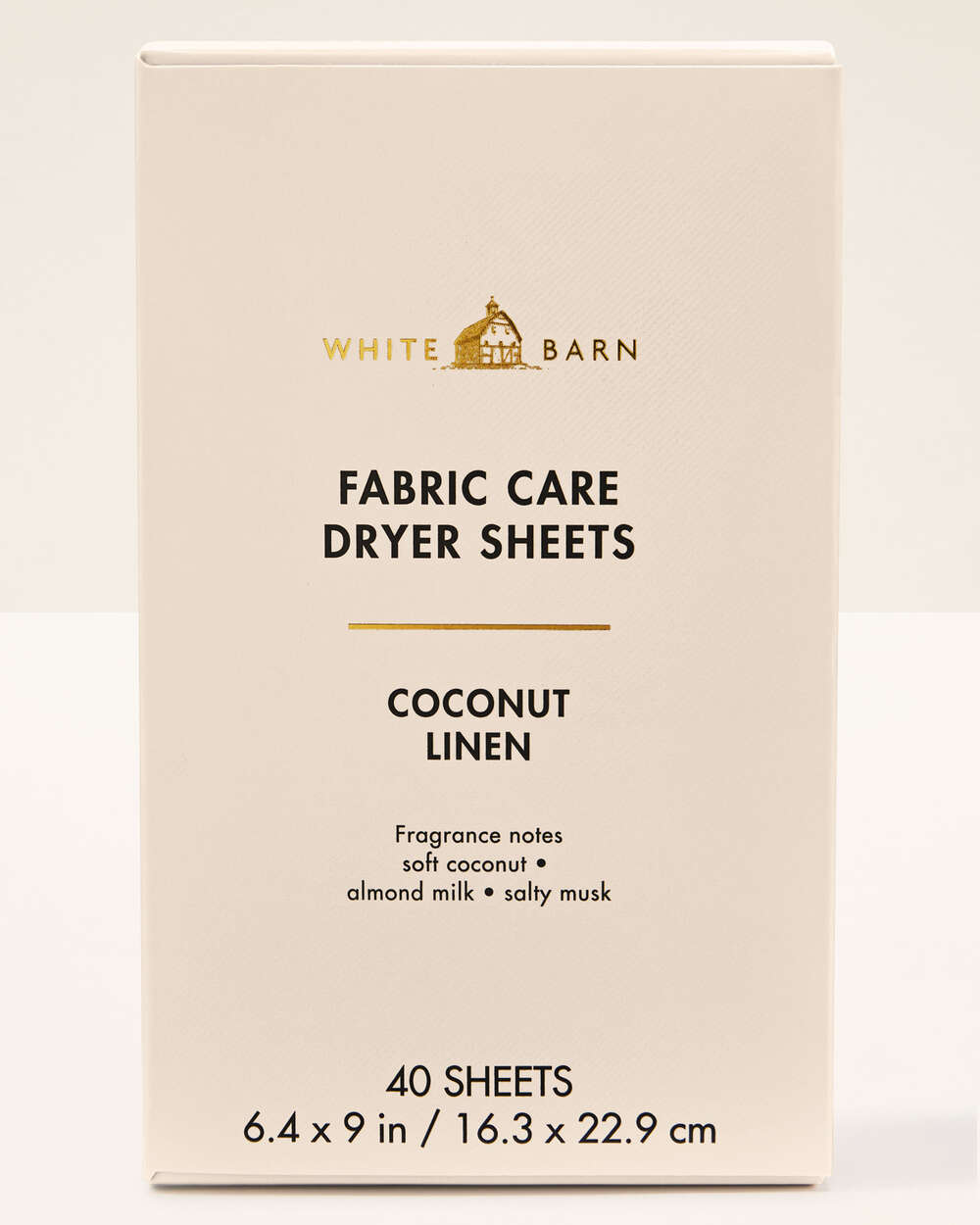 Coconut Linen Dryer Sheets