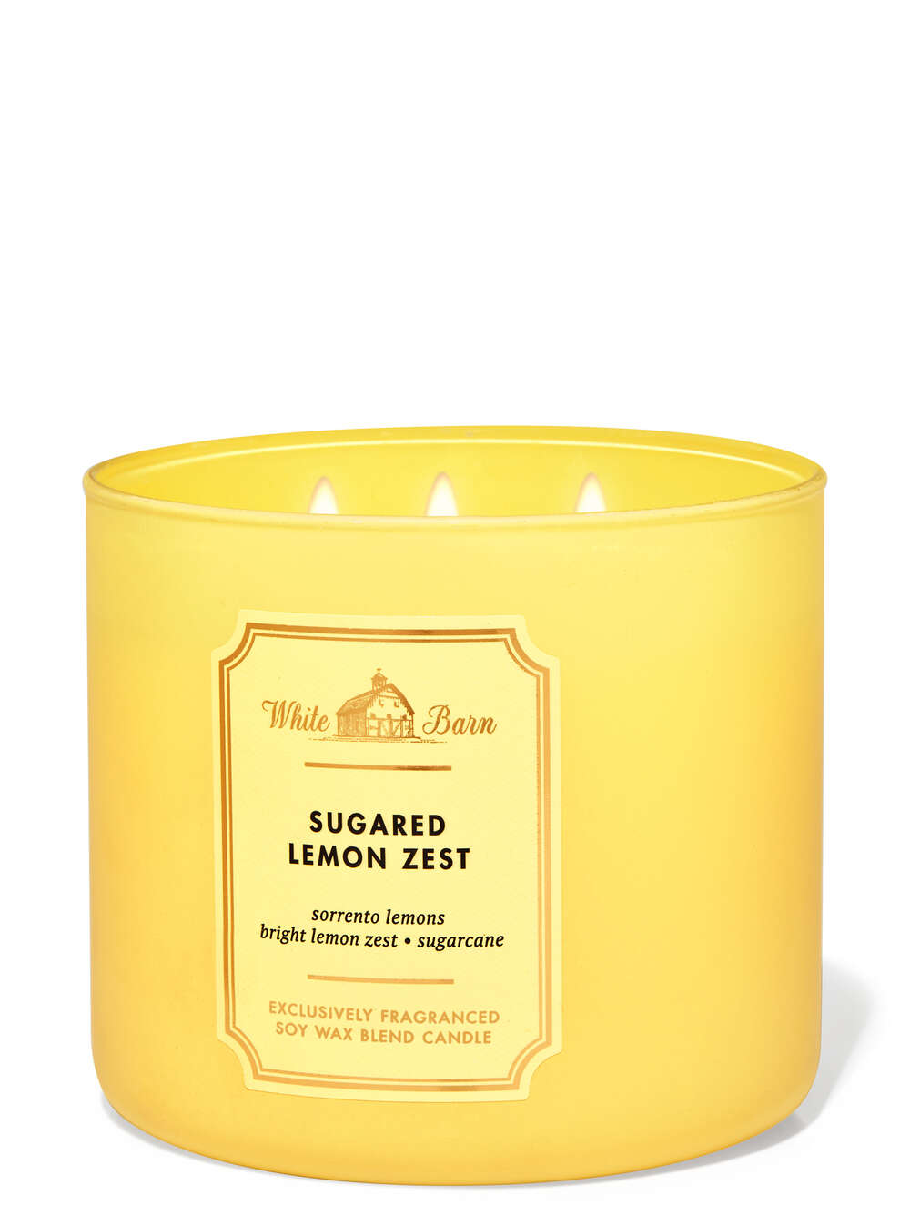 Sugared Lemon Zest 3-Wick Candle