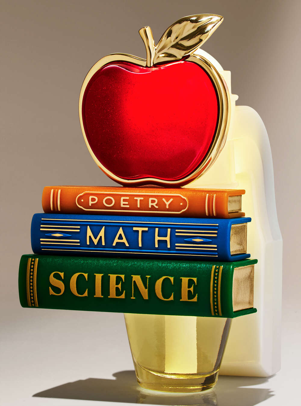 Apple on Books Wallflowers Scent Control™Nightlight Fragrance Plug