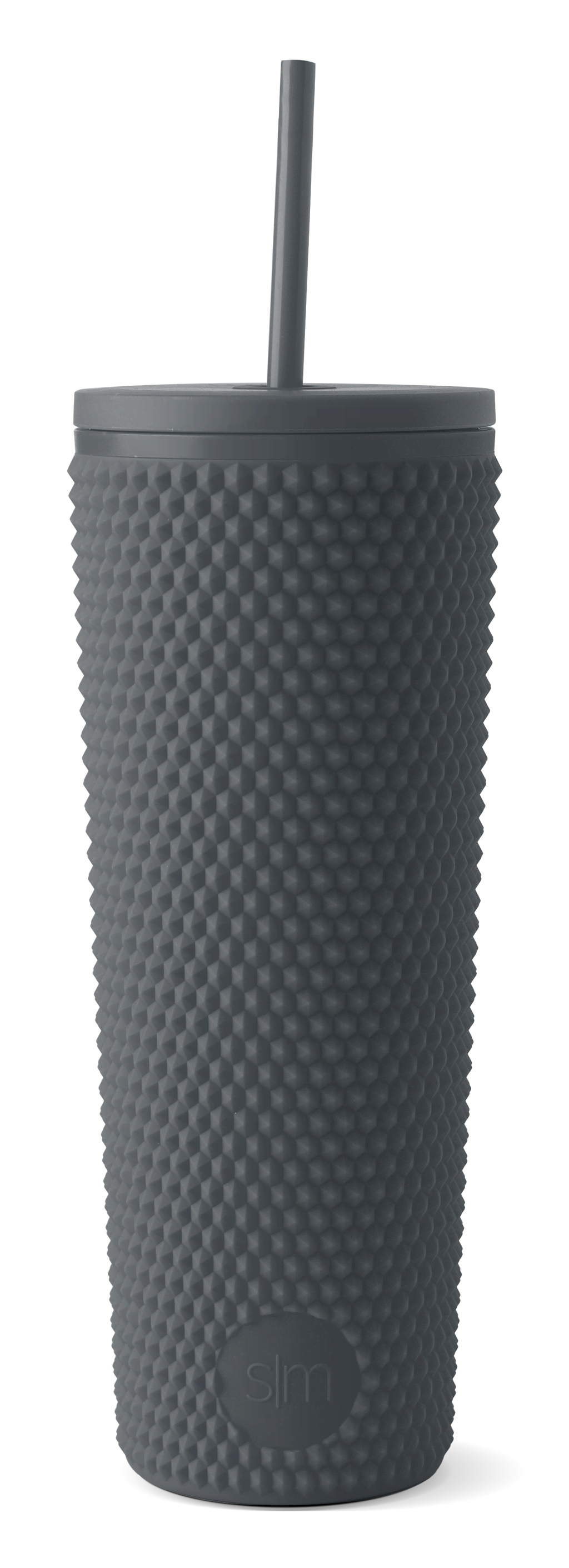 Textured Plastic Classic Tumbler with Straw Lid