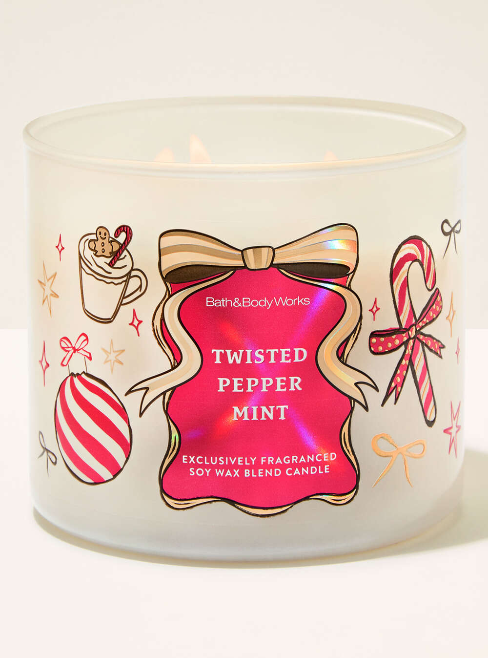 Twisted Peppermint 3-Wick Candle