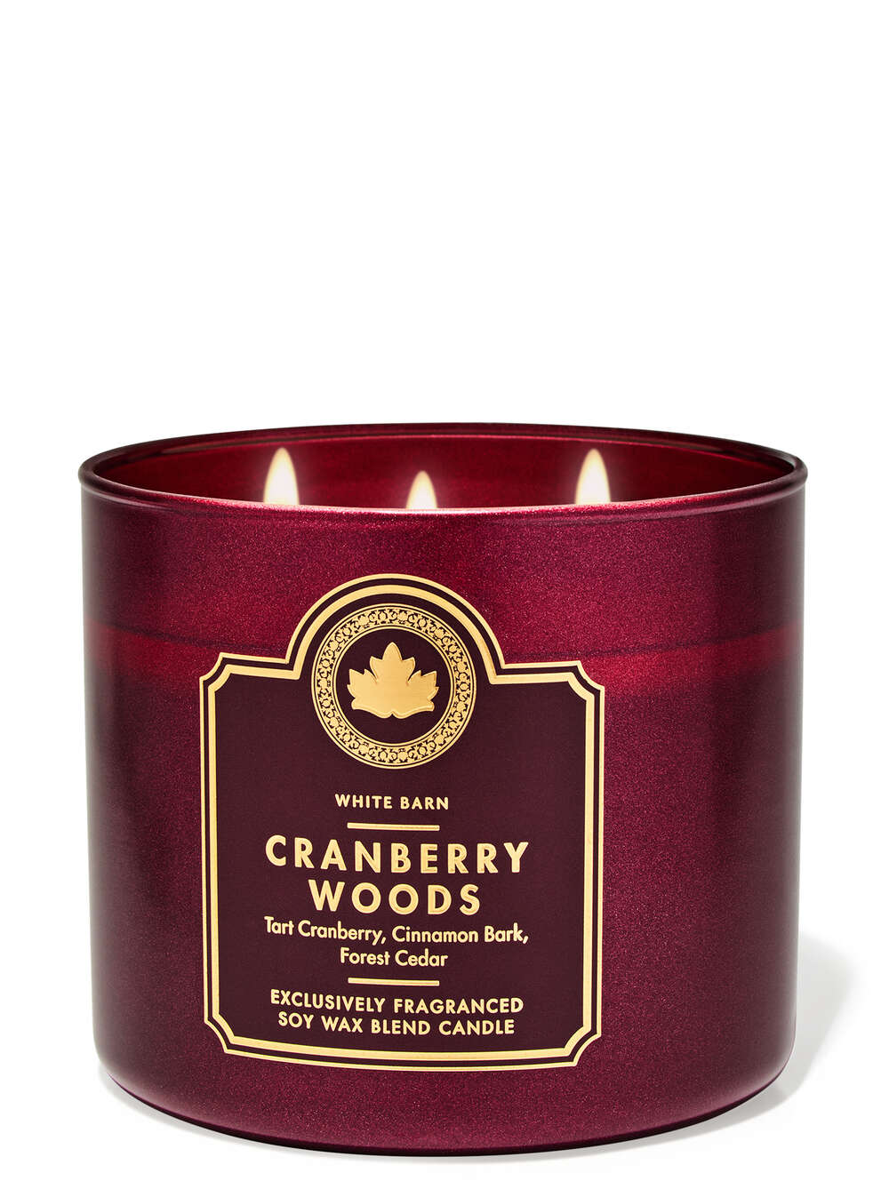 Cranberry Woods 3-Wick Candle