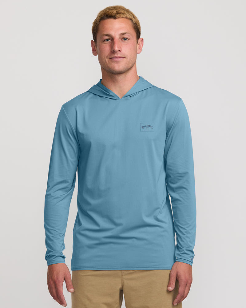 Arch Mesh Long Sleeve Hooded Surf Tee