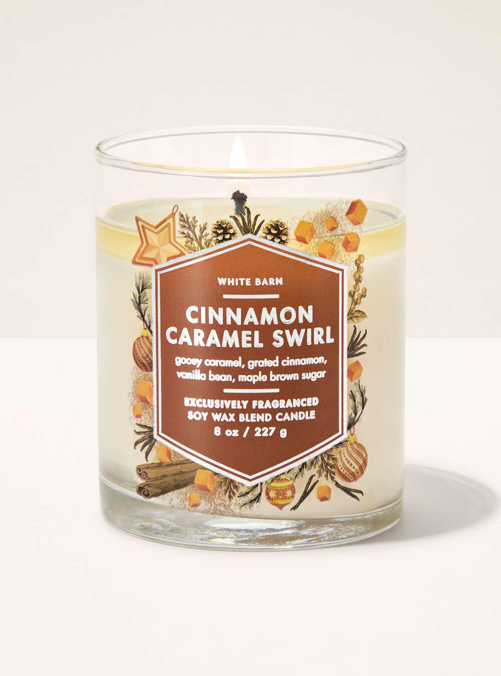 Cinnamon Caramel Swirl Single Wick Candle