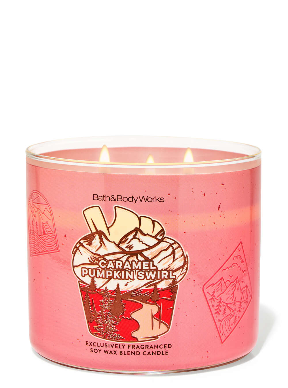 Caramel Pumpkin Swirl 3-Wick Candle