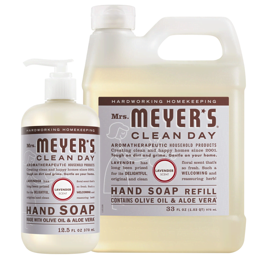 Lavender Liquid Hand Soap & Refill Set
