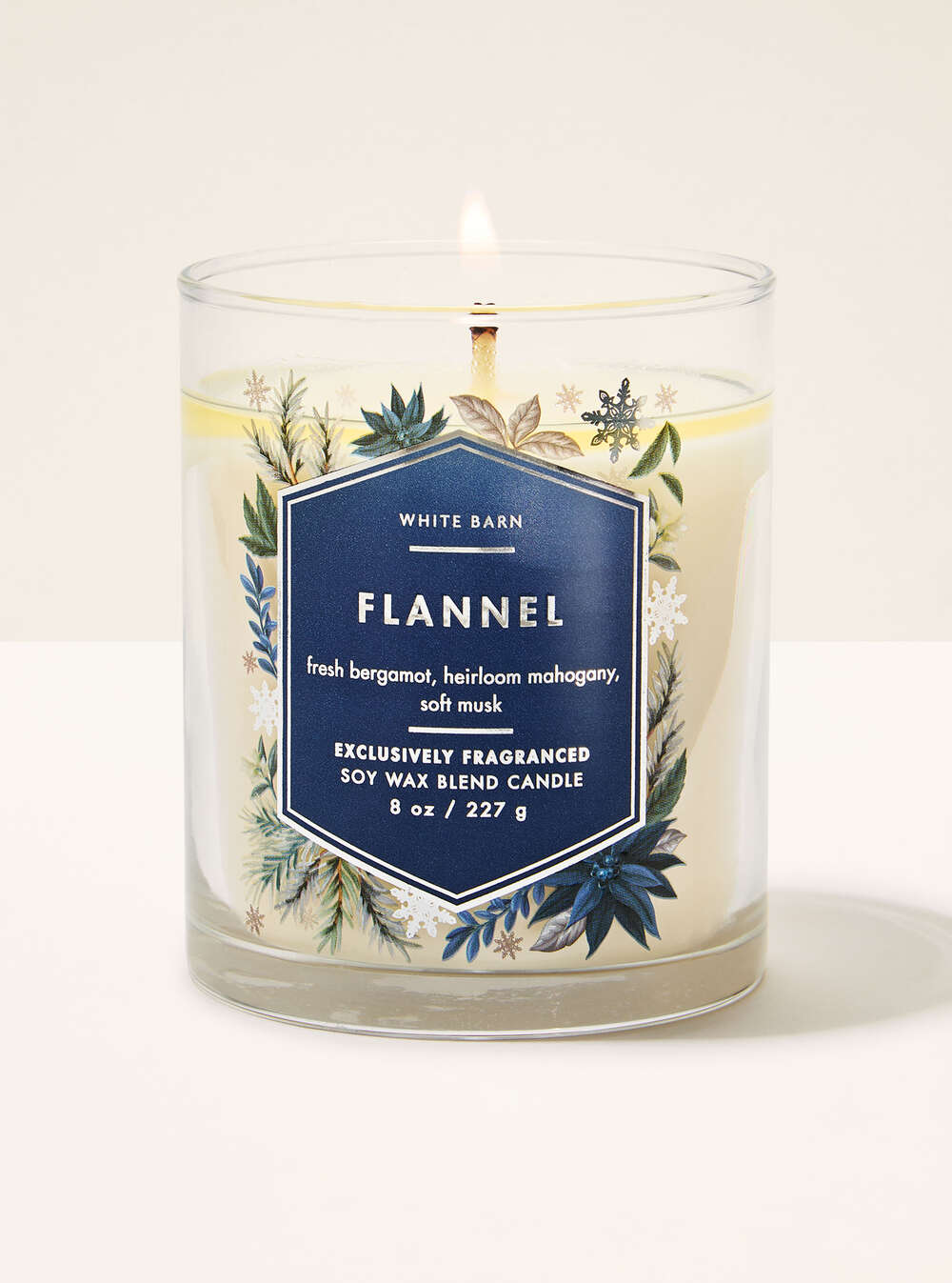 Flannel Single Wick Candle