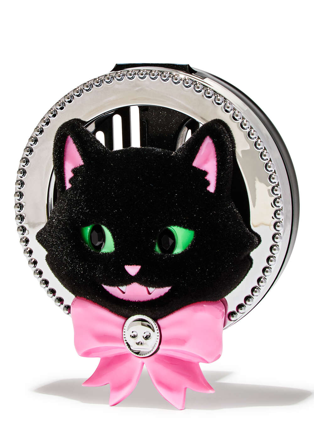 Cat With Skull Bow Car Fragrance Holder