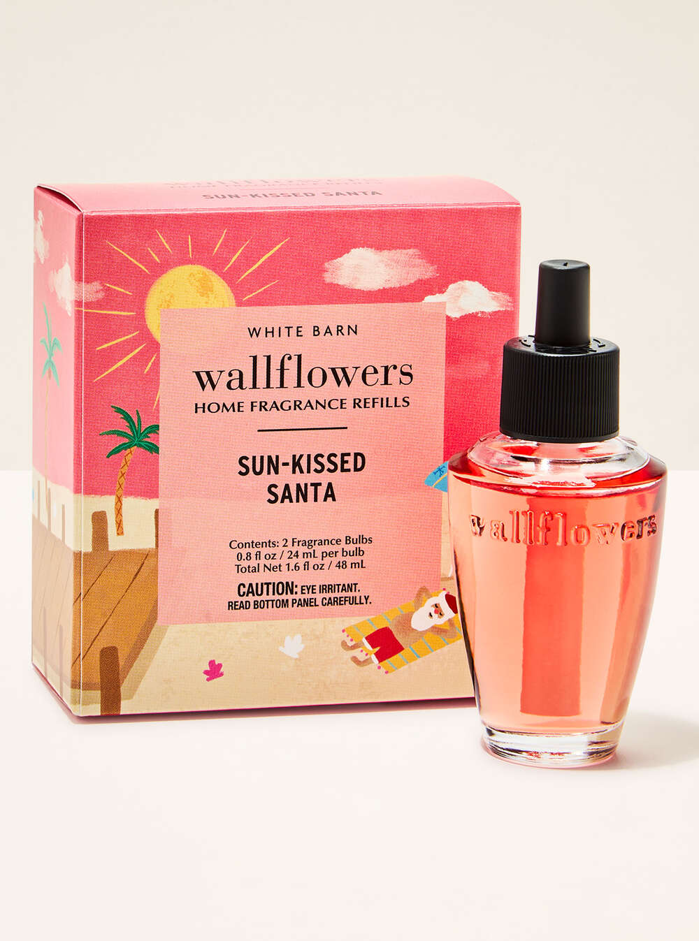 Sun-Kissed Santa Wallflowers Refills 2-Pack