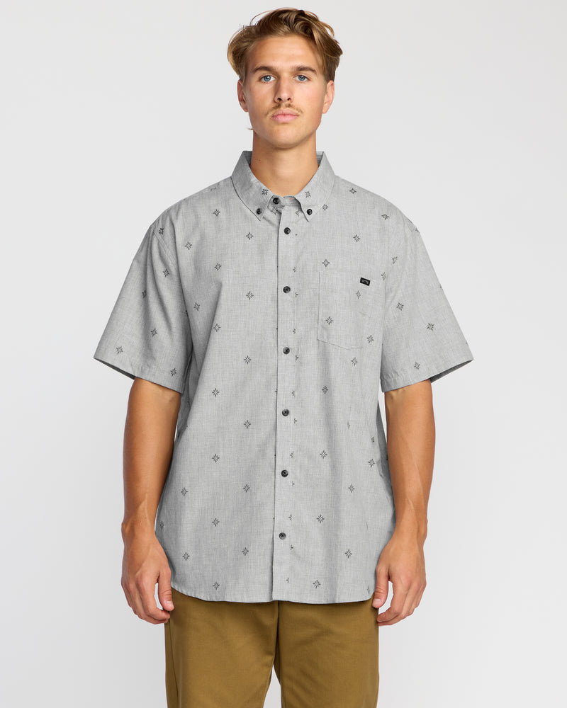 All Day Jacquard Short Sleeve Shirt