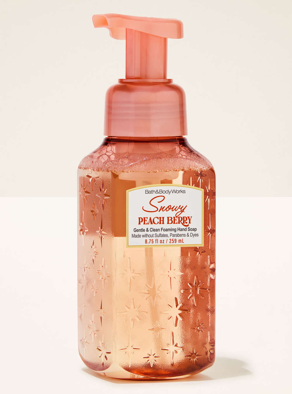 Snowy Peach Berry Gentle & Clean Foaming Hand Soap