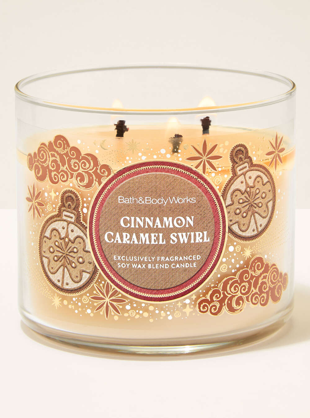 Cinnamon Caramel Swirl 3-Wick Candle