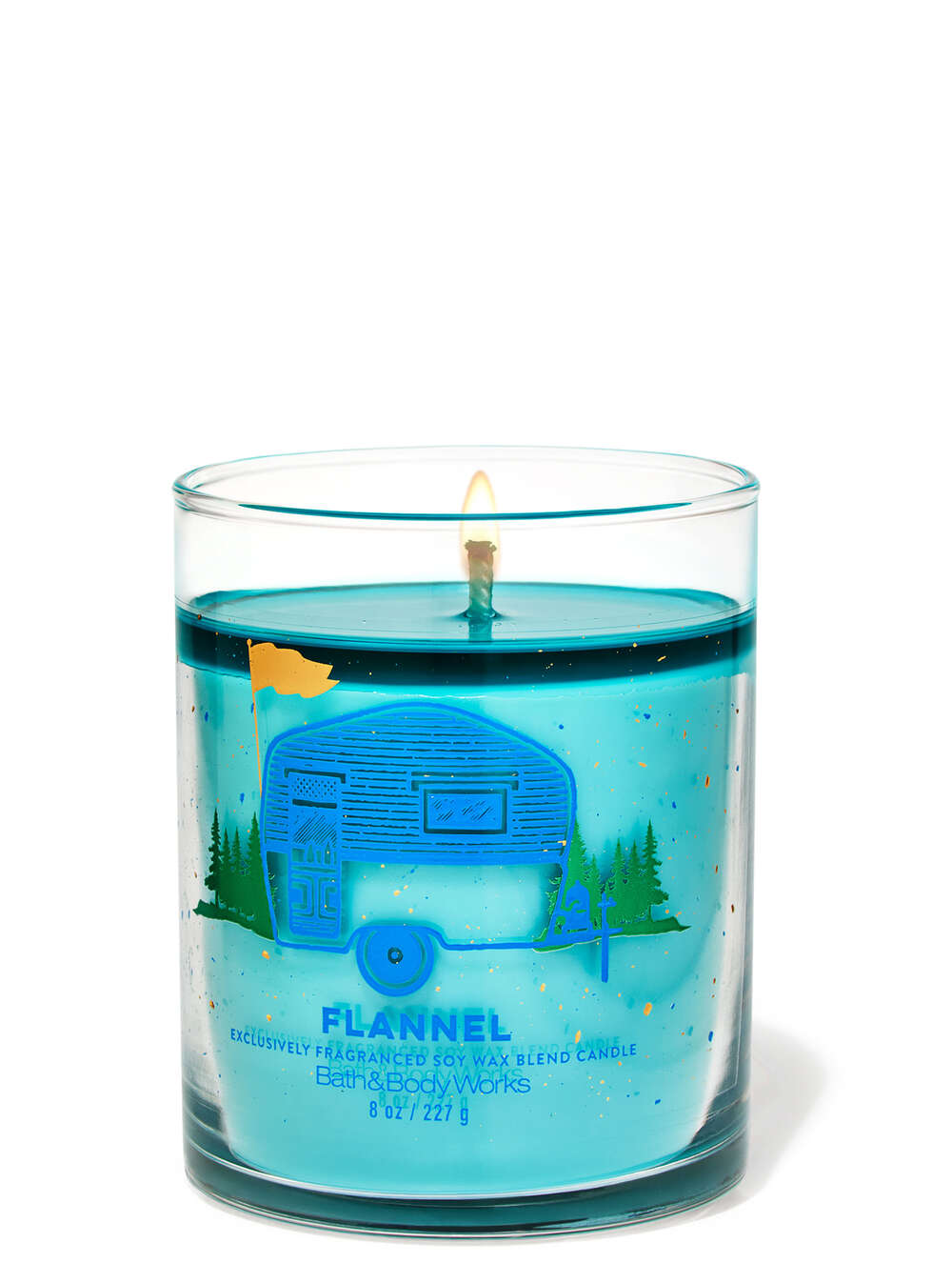 Flannel Single Wick Candle