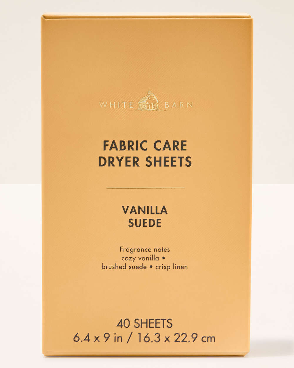 Vanilla Suede Dryer Sheets