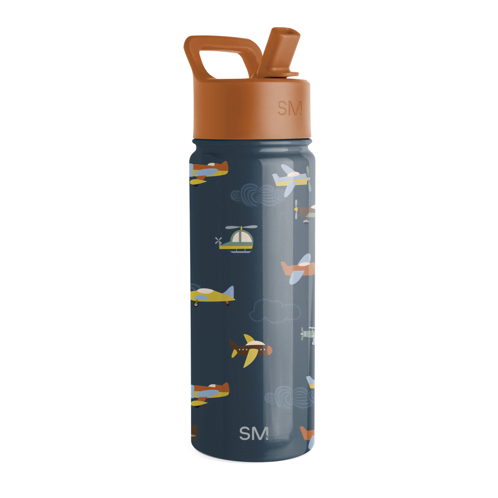 Summit Kids Water Bottle with Straw Lid
