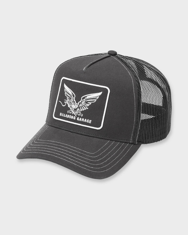 Bird Of Prey Garage Trucker Hat