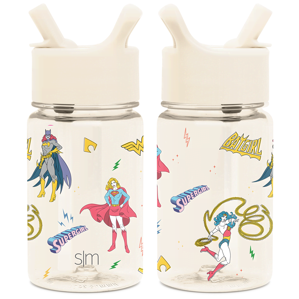Summit Kids Plastic Water Bottle with Straw Lid