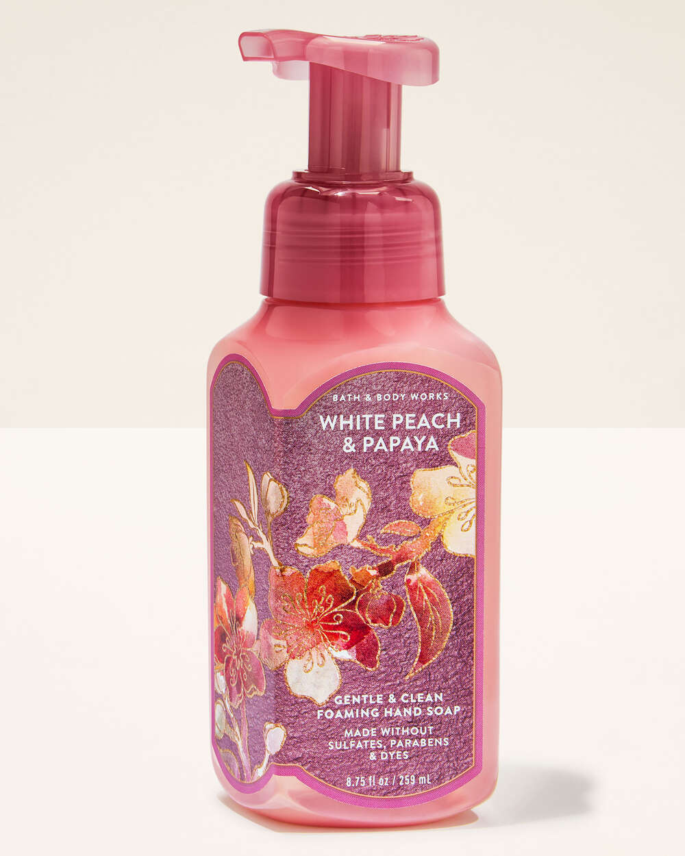 White Peach & Papaya Gentle & Clean Foaming Hand Soap