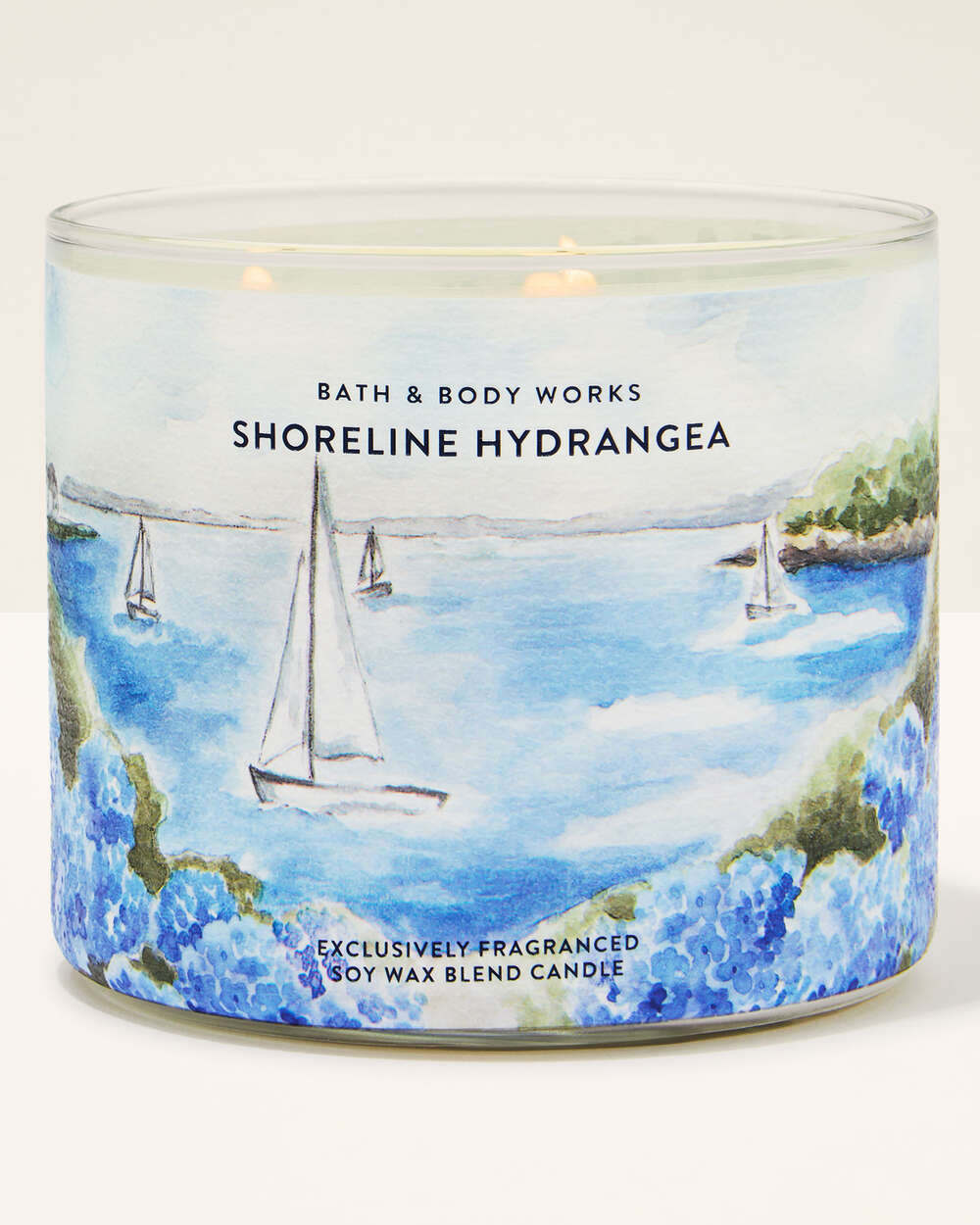 Shoreline Hydrangea 3-Wick Candle