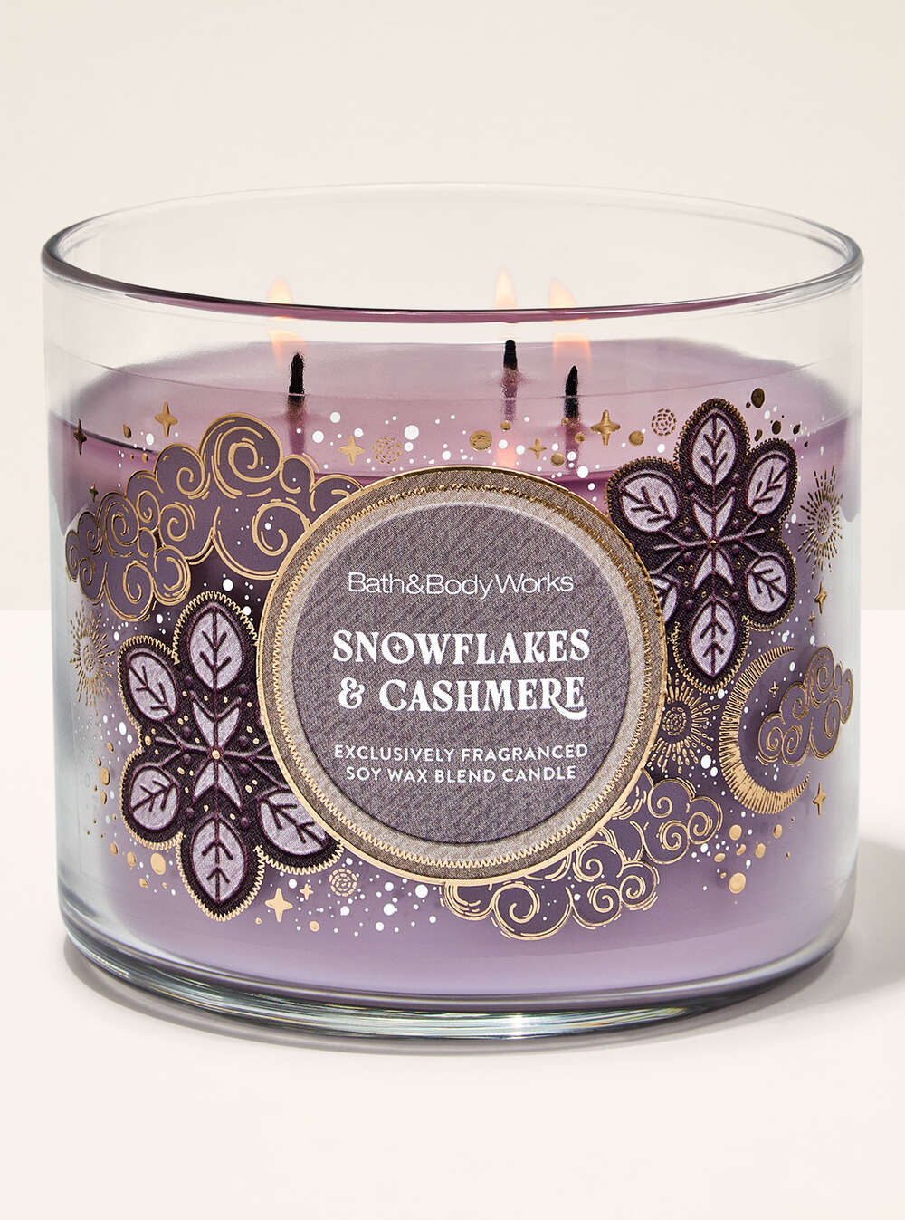 Snowflakes & Cashmere 3-Wick Candle