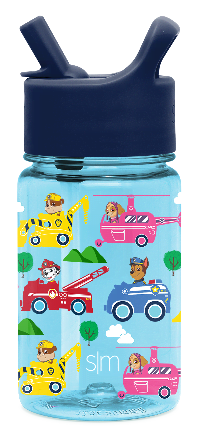 Summit Kids Plastic Water Bottle with Straw Lid