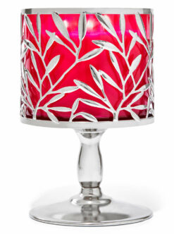 Vine Leaf Pedestal 3-Wick Candle Holder