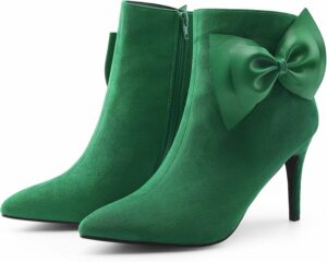 Emerald Green Fashion Ankle Boots CI6