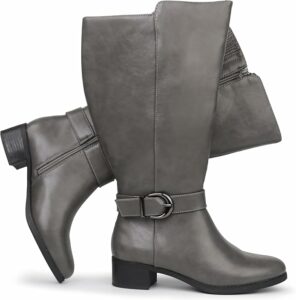 Side Zipper Knee High Boots CI19