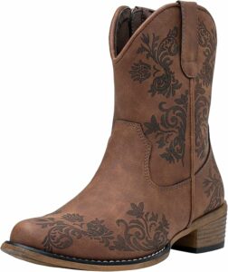 Trendy Brown Cowgirl Boots CI49