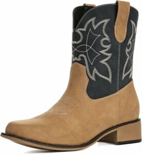 Vintage Embroidery Cowgirl Boots CI41