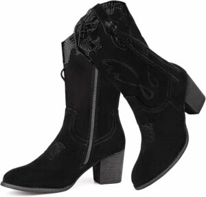 Western Mid Calf Cowgirl Boots CI34