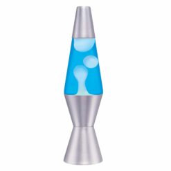 11.5" LAVA Lamp  - White/Blue/Silver