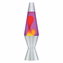 14.5'' LAVA Lamp - Yellow/Purple/Silver