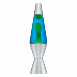 14.5'' LAVA Lamp - Yellow/Blue/Silver