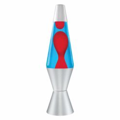 14.5" LAVA Lamp - Red/Blue/Silver