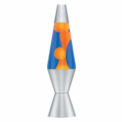 14.5'' LAVA Lamp - Orange/Blue/Silver